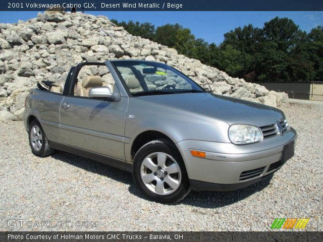 2001 Volkswagen Cabrio GLX in Desert Wind Metallic