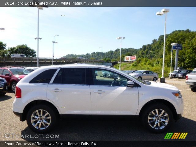 2014 Ford Edge Limited AWD in White Platinum