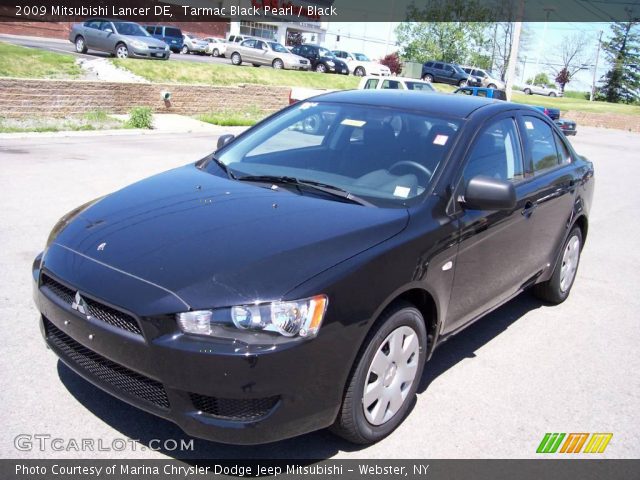 2009 Mitsubishi Lancer DE in Tarmac Black Pearl