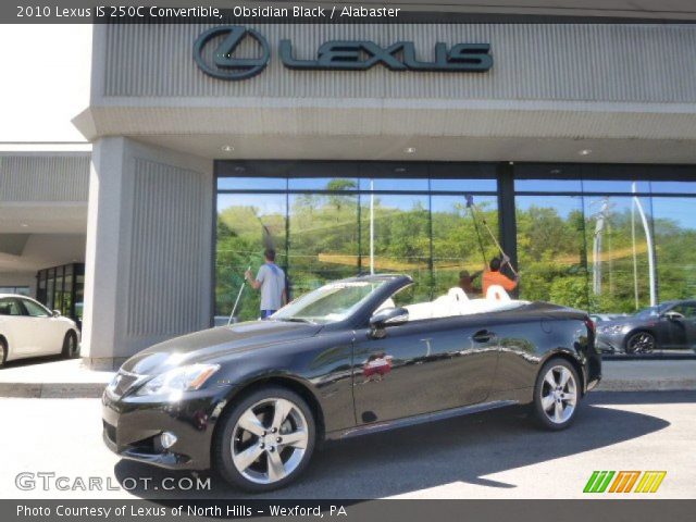 2010 Lexus IS 250C Convertible in Obsidian Black