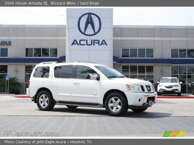 2006 Nissan Armada SE in Blizzard White