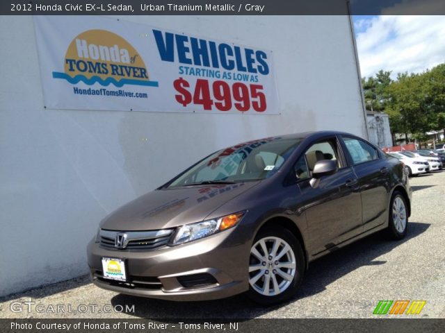 2012 Honda Civic EX-L Sedan in Urban Titanium Metallic