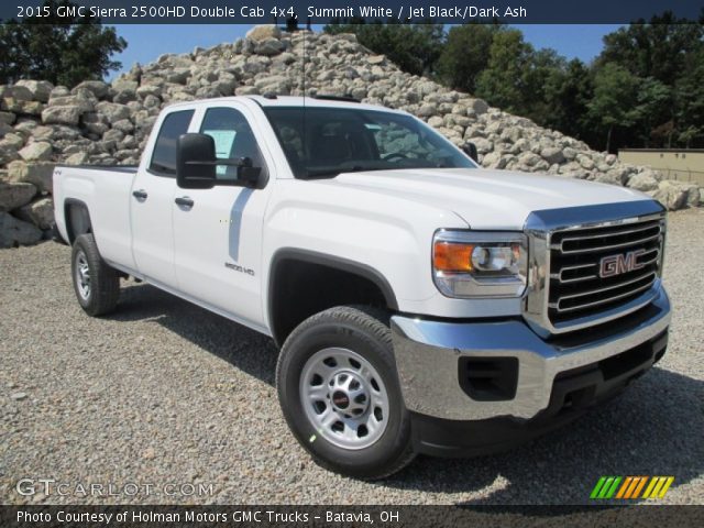 2015 GMC Sierra 2500HD Double Cab 4x4 in Summit White