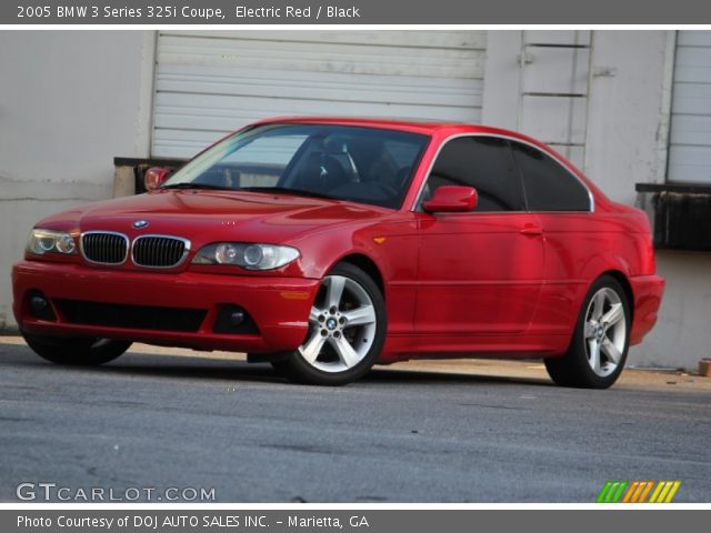 2005 BMW 3 Series 325i Coupe in Electric Red