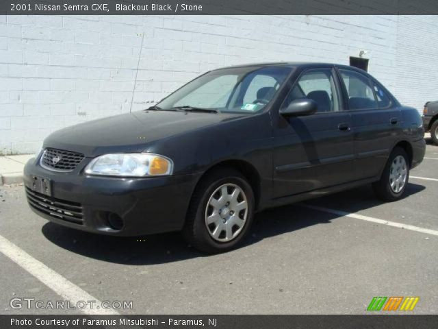 2001 Nissan Sentra GXE in Blackout Black