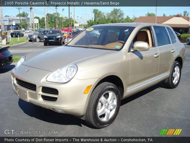 2005 Porsche Cayenne S in Prosecco Metallic