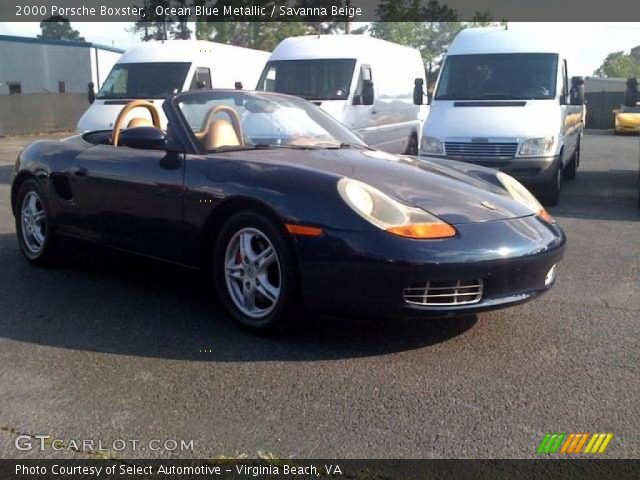2000 Porsche Boxster  in Ocean Blue Metallic