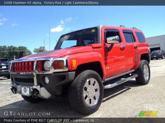 2008 Hummer H3 Alpha in Victory Red