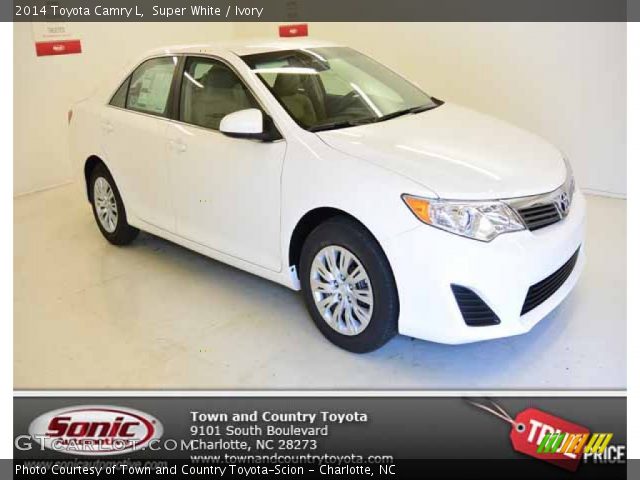 2014 Toyota Camry L in Super White