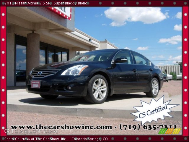 2011 Nissan Altima 3.5 SR in Super Black