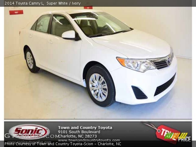 2014 Toyota Camry L in Super White