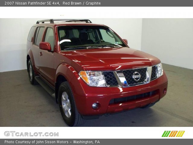2007 Nissan Pathfinder SE 4x4 in Red Brawn