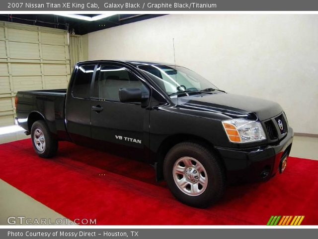 2007 Nissan Titan XE King Cab in Galaxy Black
