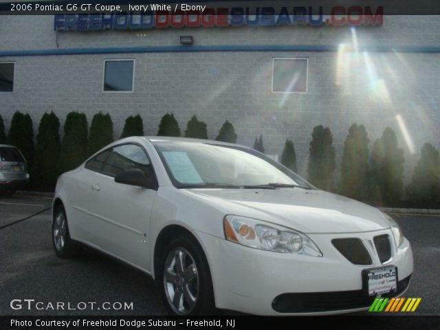 2006 Pontiac G6 GT Coupe in Ivory White