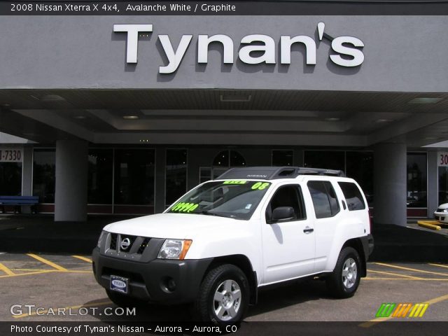 2008 Nissan Xterra X 4x4 in Avalanche White