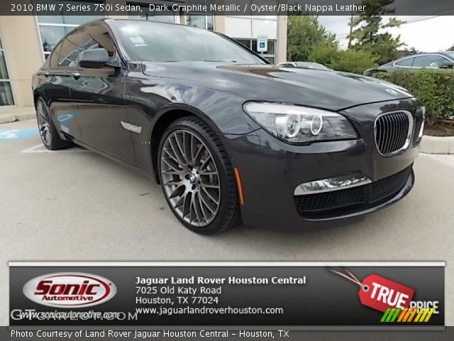 2010 BMW 7 Series 750i Sedan in Dark Graphite Metallic