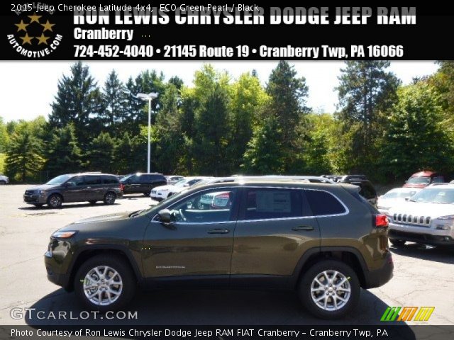 2015 Jeep Cherokee Latitude 4x4 in ECO Green Pearl
