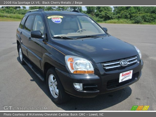 2008 Kia Sportage LX V6 in Black Cherry Metallic