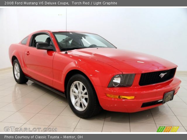 2008 Ford Mustang V6 Deluxe Coupe in Torch Red