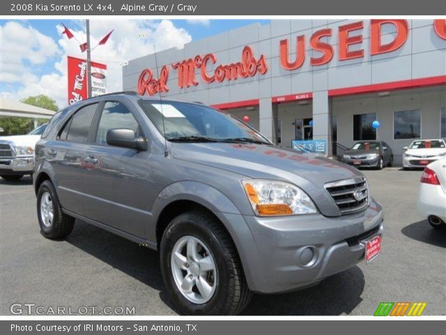 2008 Kia Sorento LX 4x4 in Alpine Gray
