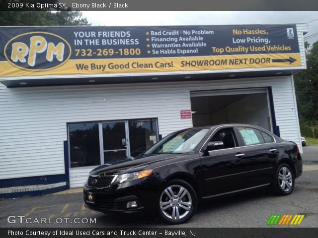 2009 Kia Optima SX in Ebony Black