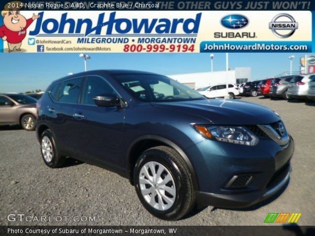 2014 Nissan Rogue S AWD in Graphite Blue