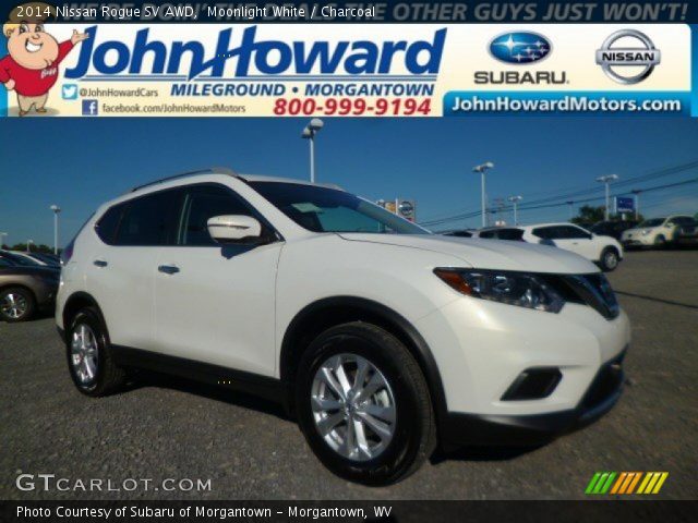 2014 Nissan Rogue SV AWD in Moonlight White