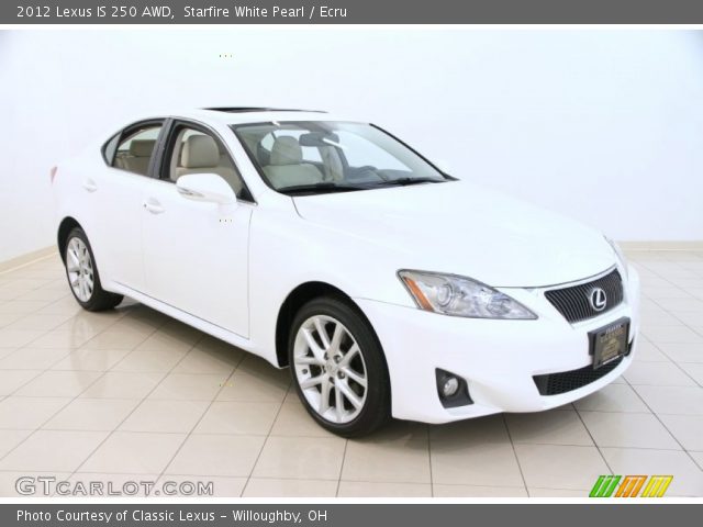 2012 Lexus IS 250 AWD in Starfire White Pearl