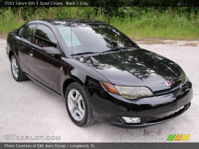 2003 Saturn ION 3 Quad Coupe in Black