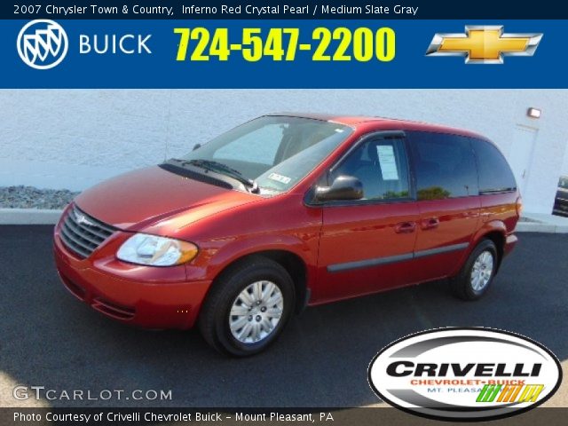 2007 Chrysler Town & Country  in Inferno Red Crystal Pearl