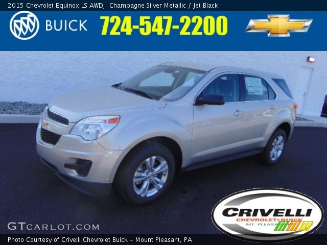 2015 Chevrolet Equinox LS AWD in Champagne Silver Metallic