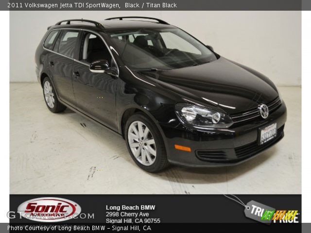 2011 Volkswagen Jetta TDI SportWagen in Black