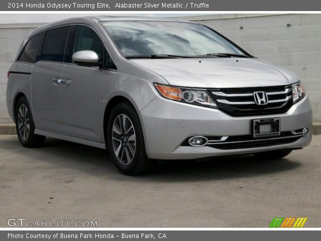 2014 Honda Odyssey Touring Elite in Alabaster Silver Metallic
