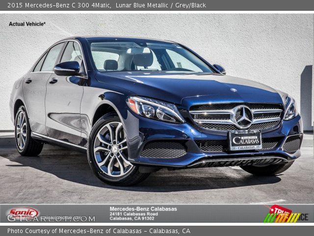 2015 Mercedes-Benz C 300 4Matic in Lunar Blue Metallic