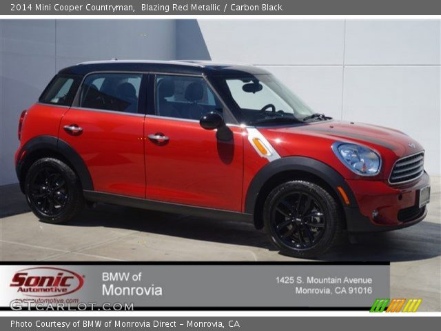 2014 Mini Cooper Countryman in Blazing Red Metallic