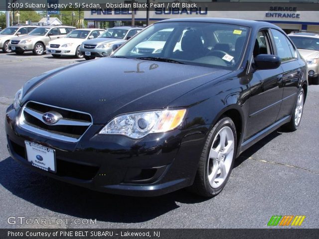 2009 Subaru Legacy 2.5i Sedan in Obsidian Black Pearl