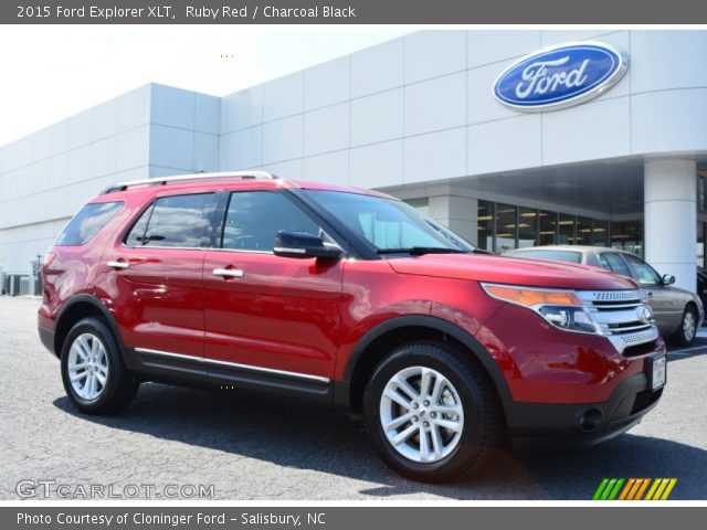 2015 Ford Explorer XLT in Ruby Red