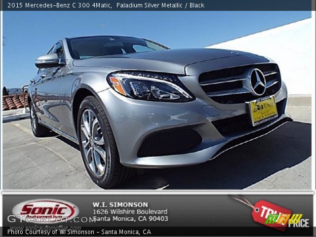 2015 Mercedes-Benz C 300 4Matic in Paladium Silver Metallic