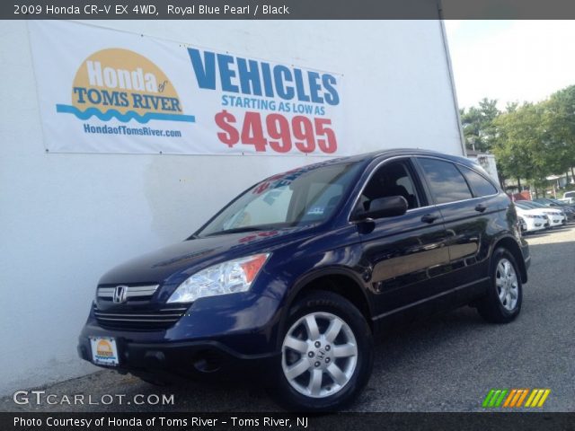 2009 Honda CR-V EX 4WD in Royal Blue Pearl