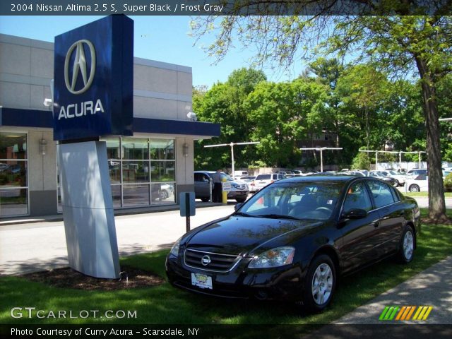 2004 Nissan Altima 2.5 S in Super Black