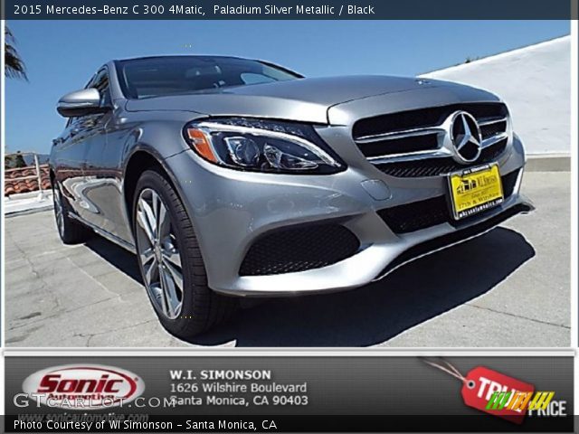 2015 Mercedes-Benz C 300 4Matic in Paladium Silver Metallic