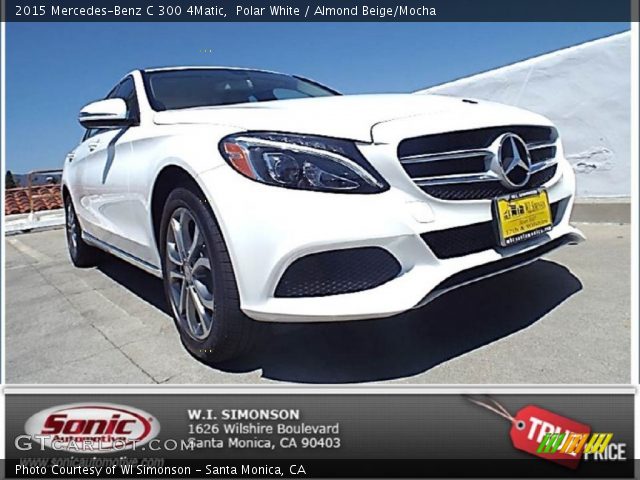 2015 Mercedes-Benz C 300 4Matic in Polar White