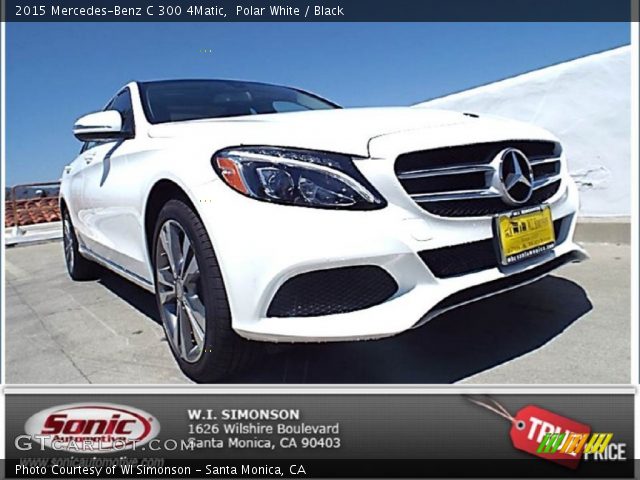 2015 Mercedes-Benz C 300 4Matic in Polar White