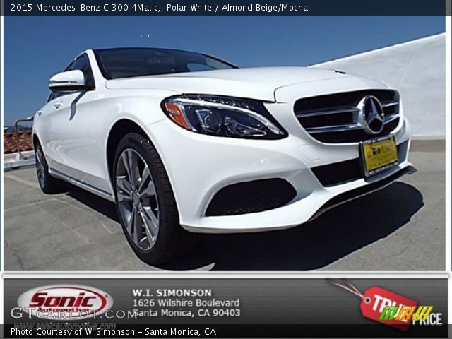 2015 Mercedes-Benz C 300 4Matic in Polar White