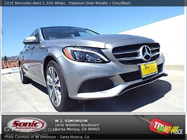 2015 Mercedes-Benz C 300 4Matic in Paladium Silver Metallic