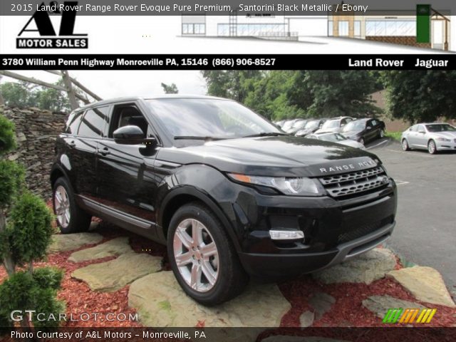 2015 Land Rover Range Rover Evoque Pure Premium in Santorini Black Metallic