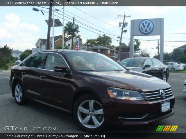 2013 Volkswagen Passat 2.5L SE in Opera Red Metallic