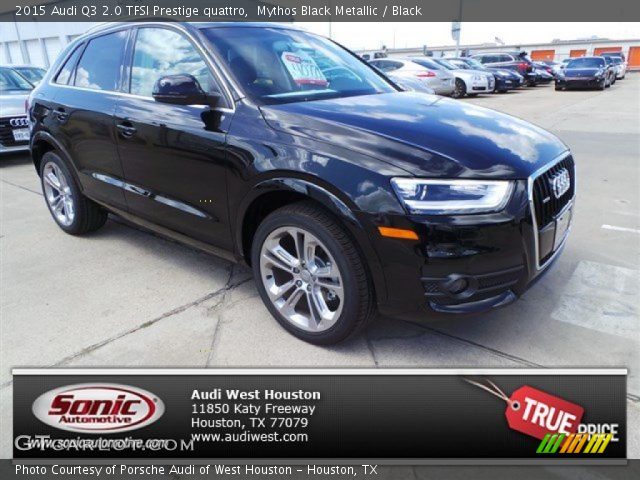 2015 Audi Q3 2.0 TFSI Prestige quattro in Mythos Black Metallic