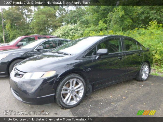 2007 Honda Civic Si Sedan in Nighthawk Black Pearl