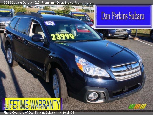 2013 Subaru Outback 2.5i Premium in Deep Indigo Pearl